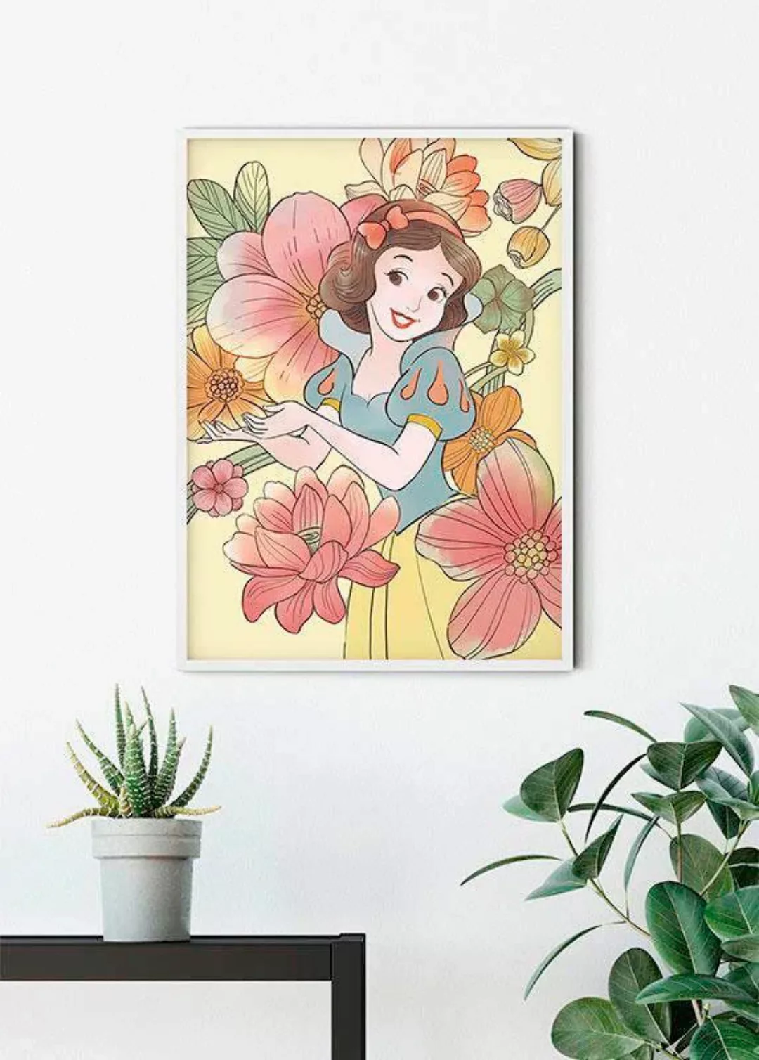 Komar Poster "Snow White Flowers", Disney, (1 St.) günstig online kaufen