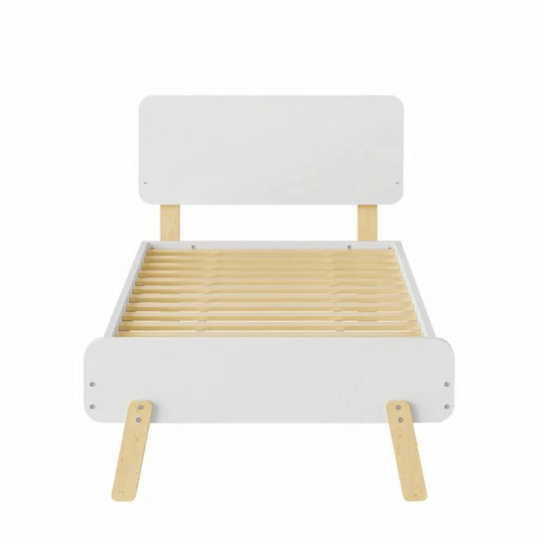 WISHDOR Kinderbett mit Lattenrost (niedliche und einzigartige Form von Kopf günstig online kaufen
