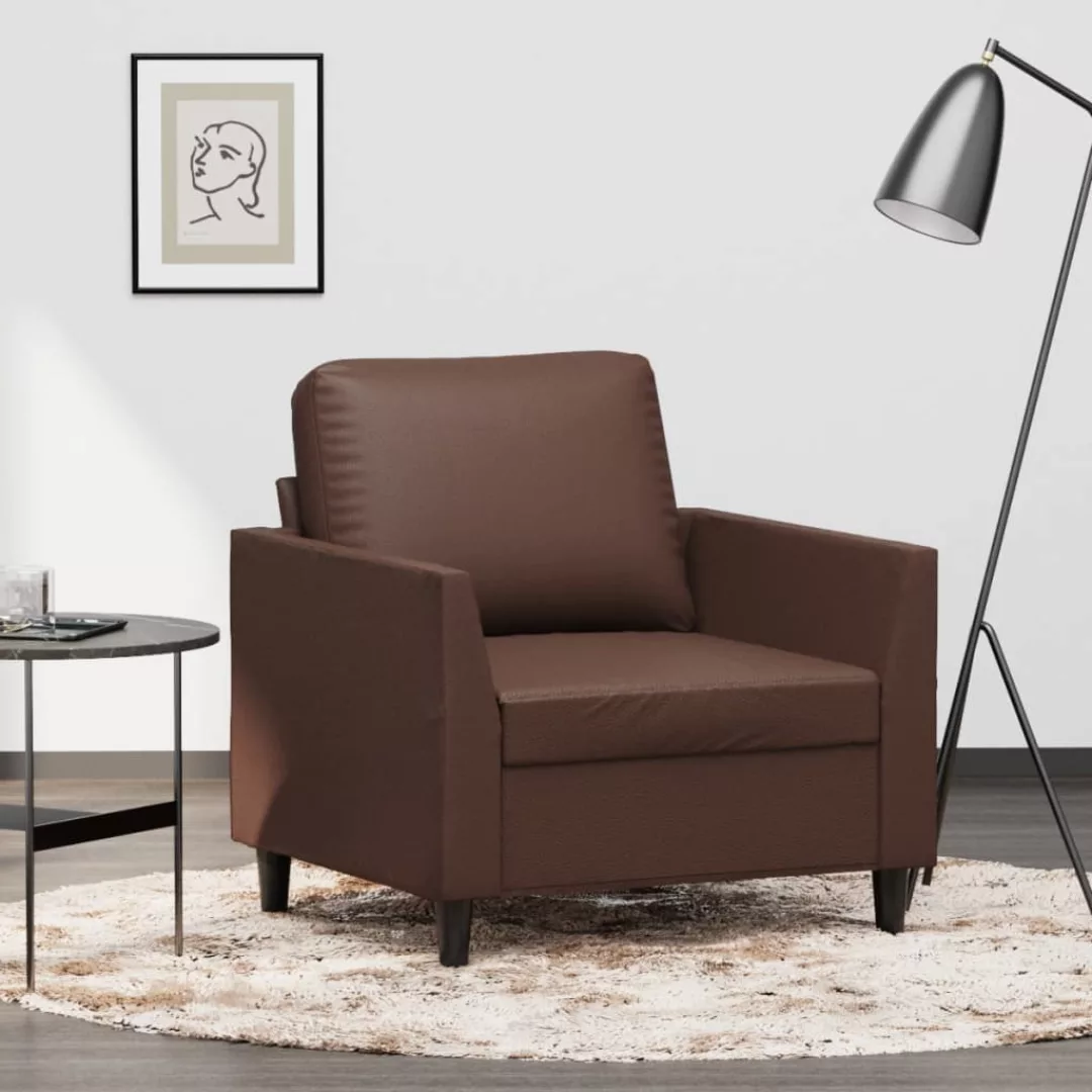 Vidaxl Sessel Braun 60 Cm Kunstleder günstig online kaufen