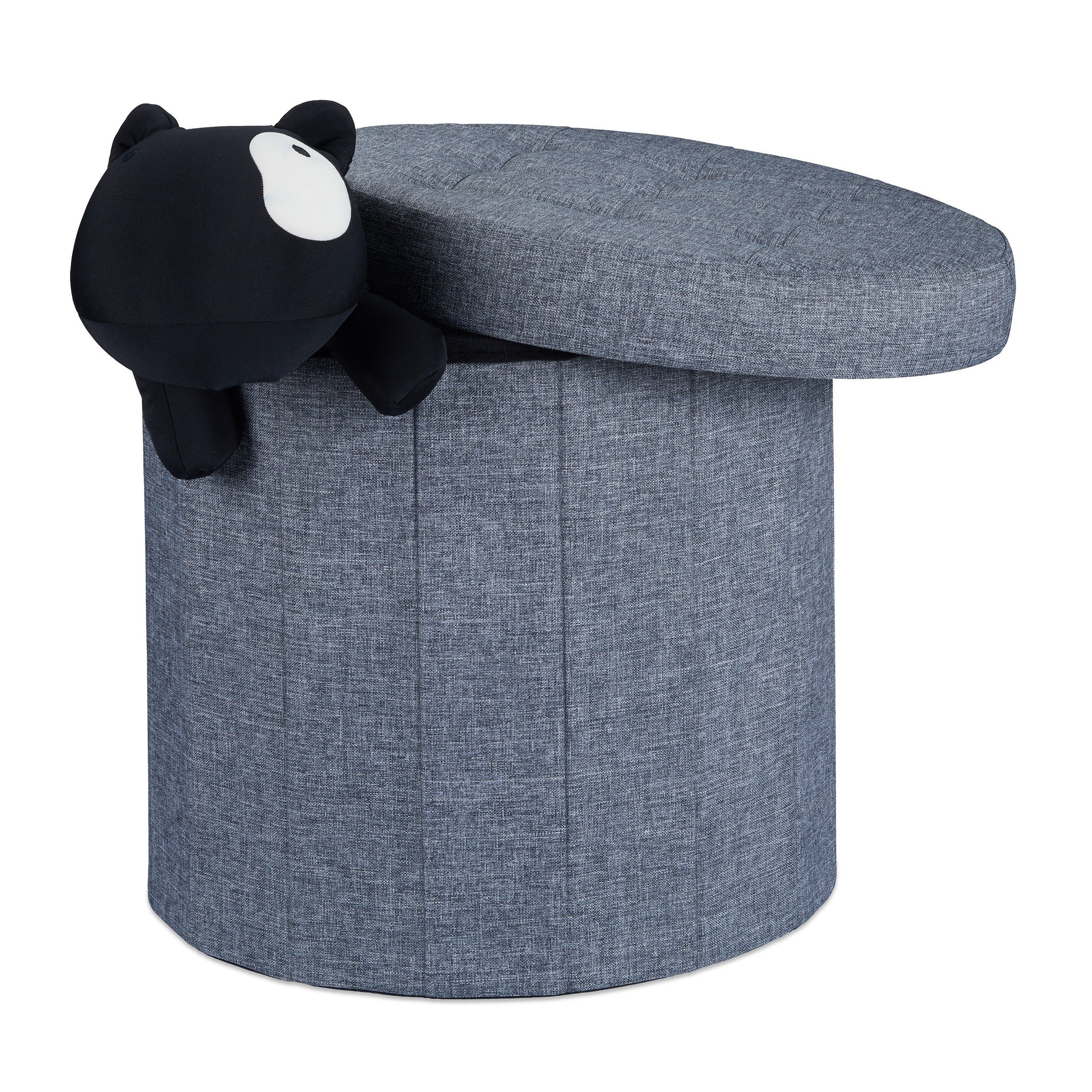 relaxdays Sitzhocker mit Stauraum Größe L günstig online kaufen
