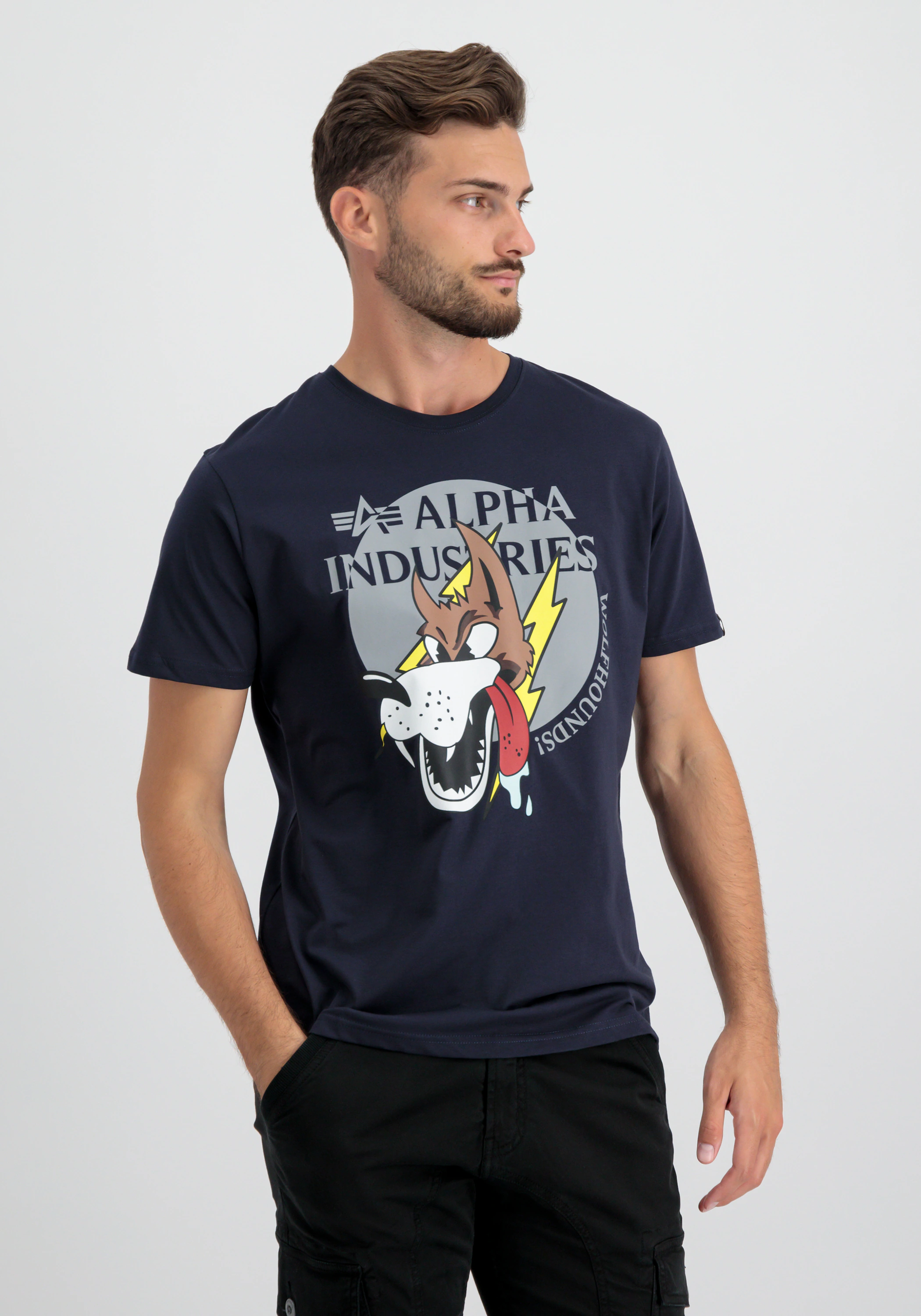 Alpha Industries T-Shirt "Alpha Industries Men - T-Shirts Wolfhounds T" günstig online kaufen