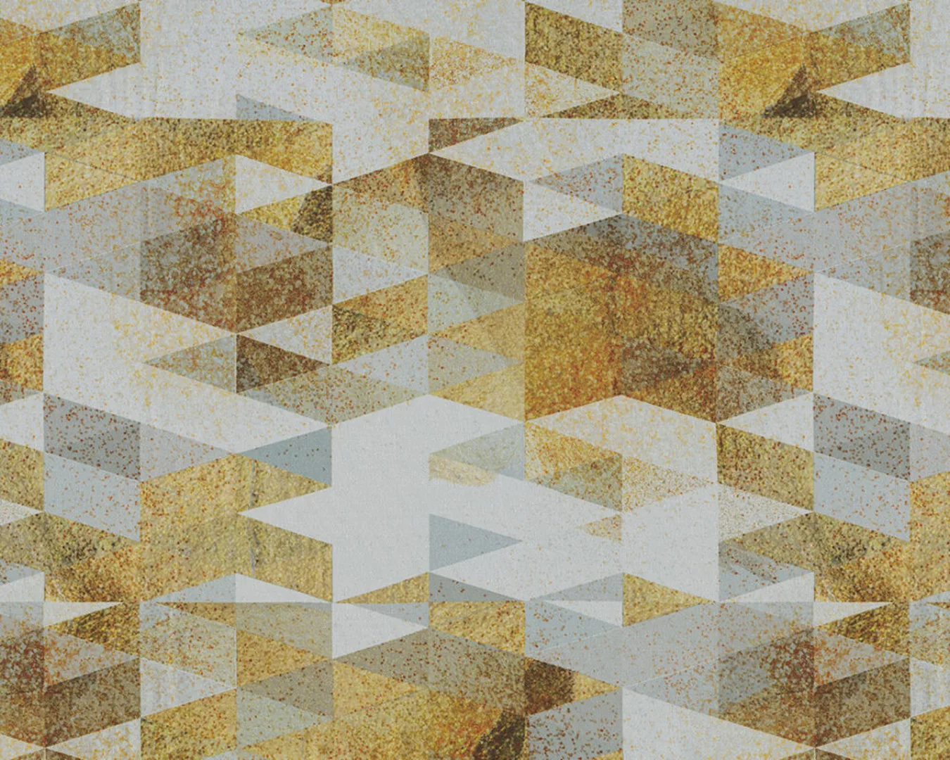 Fototapete "Muster Golden" 4,00x2,50 m / Glattvlies Perlmutt günstig online kaufen