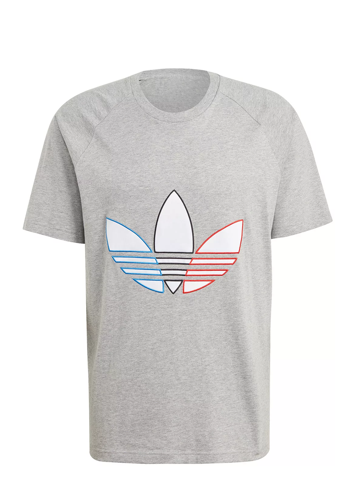 Adidas Originals T-Shirt Herren TRICOLOR TEE GQ8917 Grau günstig online kaufen