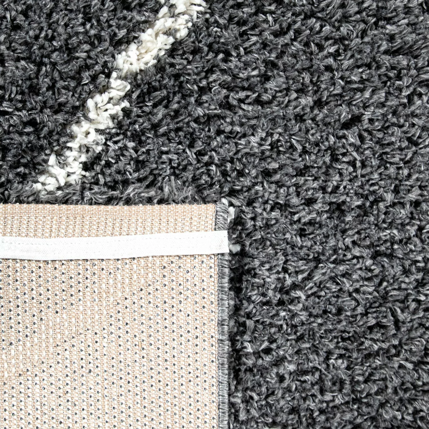 Paco Home Hochflor-Teppich »Kalmar 442«, rechteckig, Scandi Design, Rauten günstig online kaufen