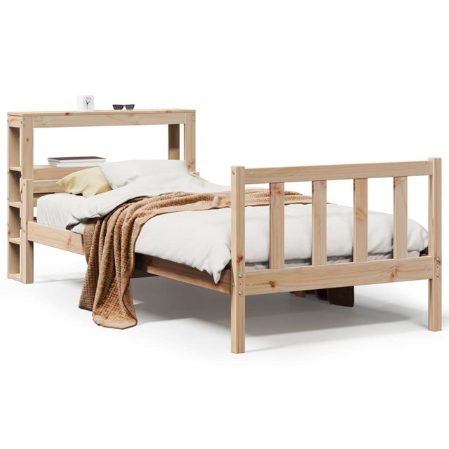 vidaXL Bett, Massivholzbett ohne Matratze 75x190 cm Kiefernholz günstig online kaufen