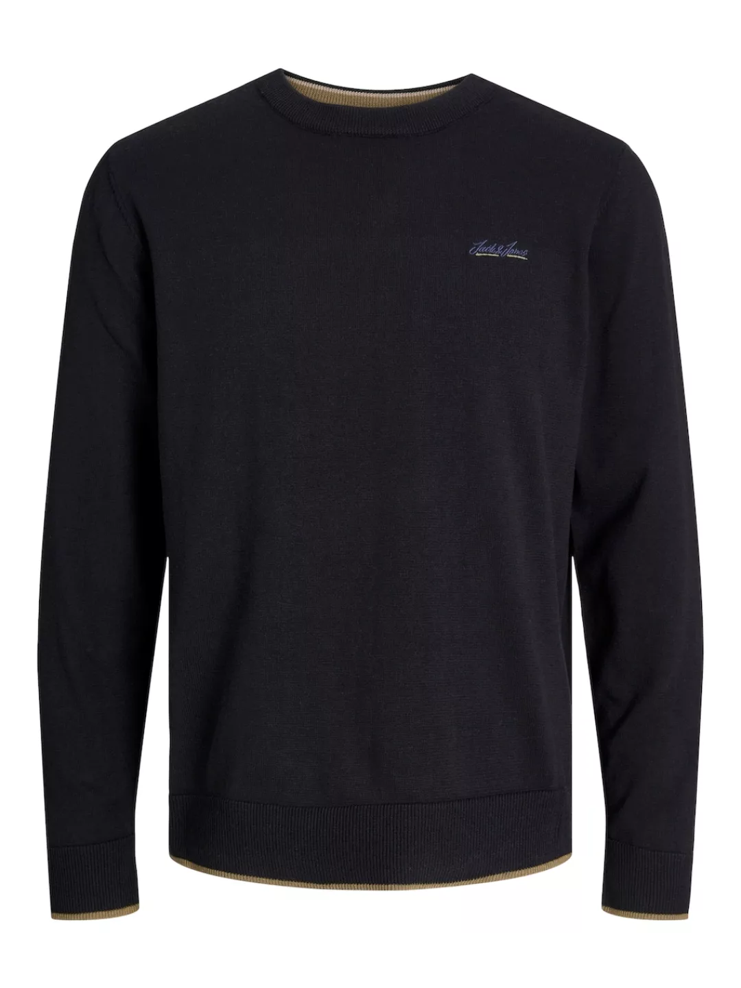 Jack & Jones Rundhalspullover "JJBRANDY KNIT CREW NECK" günstig online kaufen