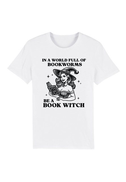 F4NT4STIC T-Shirt Halloween Witch be a book witch Premium Qualität, Hallowe günstig online kaufen