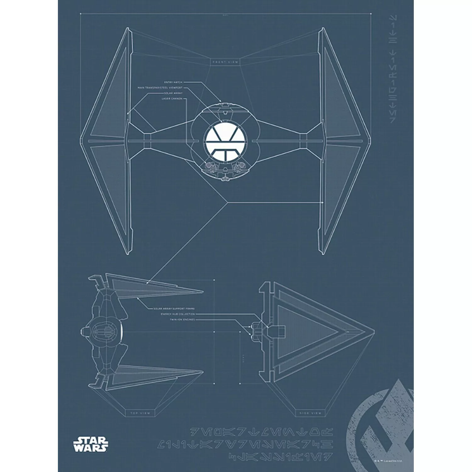 Komar Wandbild Star Wars Fighter 30 x 40 cm günstig online kaufen