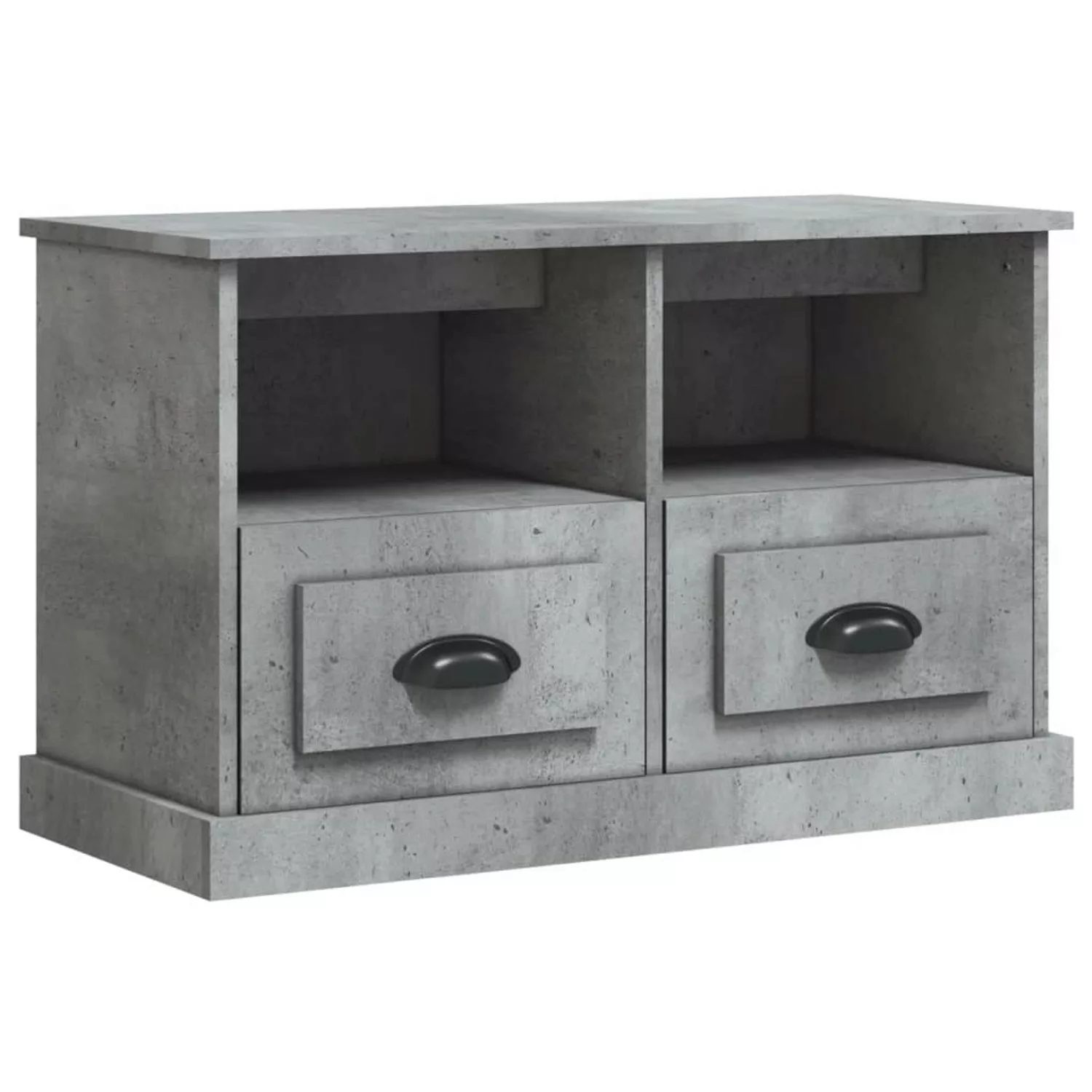 Vidaxl Tv-schrank Betongrau 80x35x50 Cm Holzwerkstoff günstig online kaufen