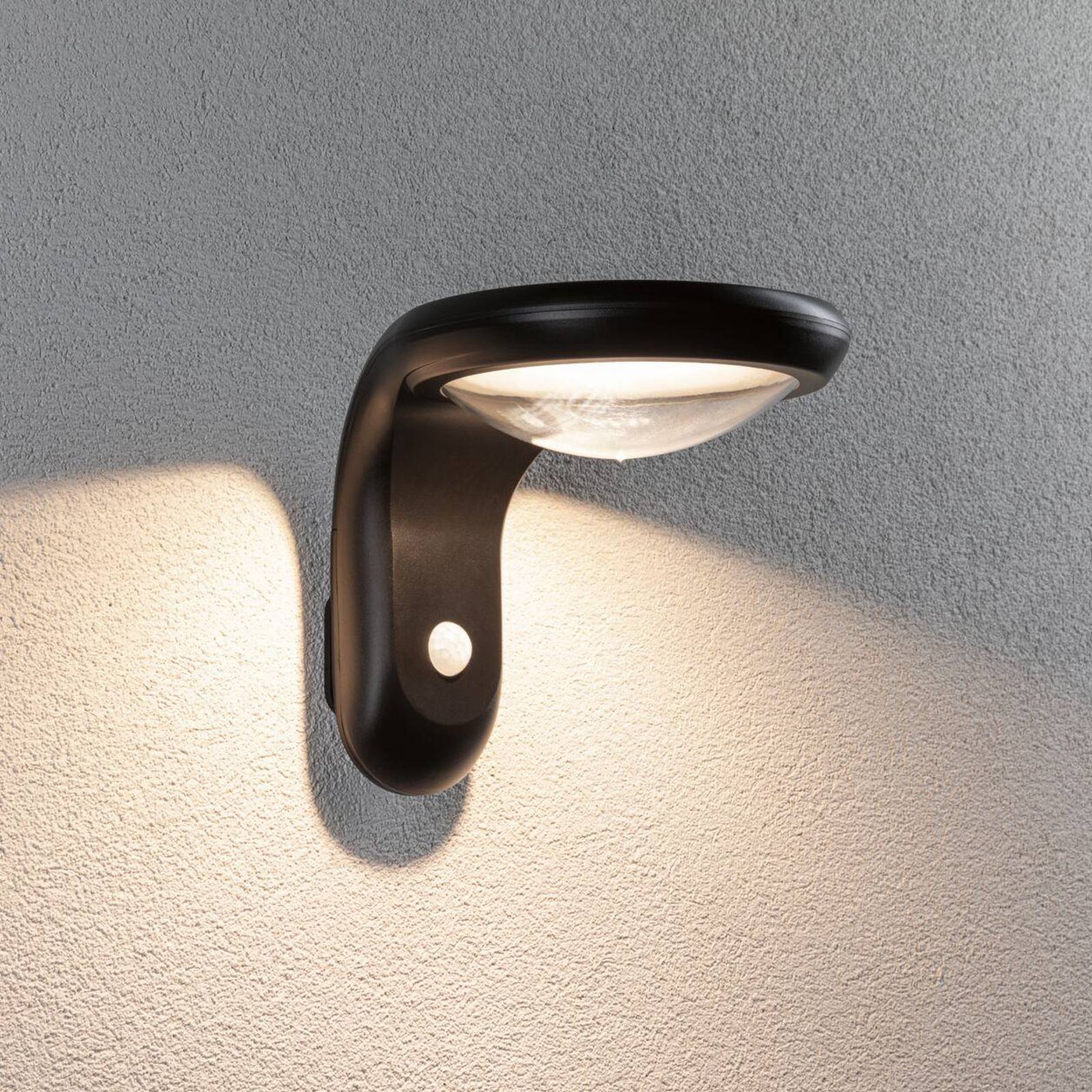 Paulmann LED-Solar-Außenwandlampe Diskola, Sensor, anthrazit günstig online kaufen