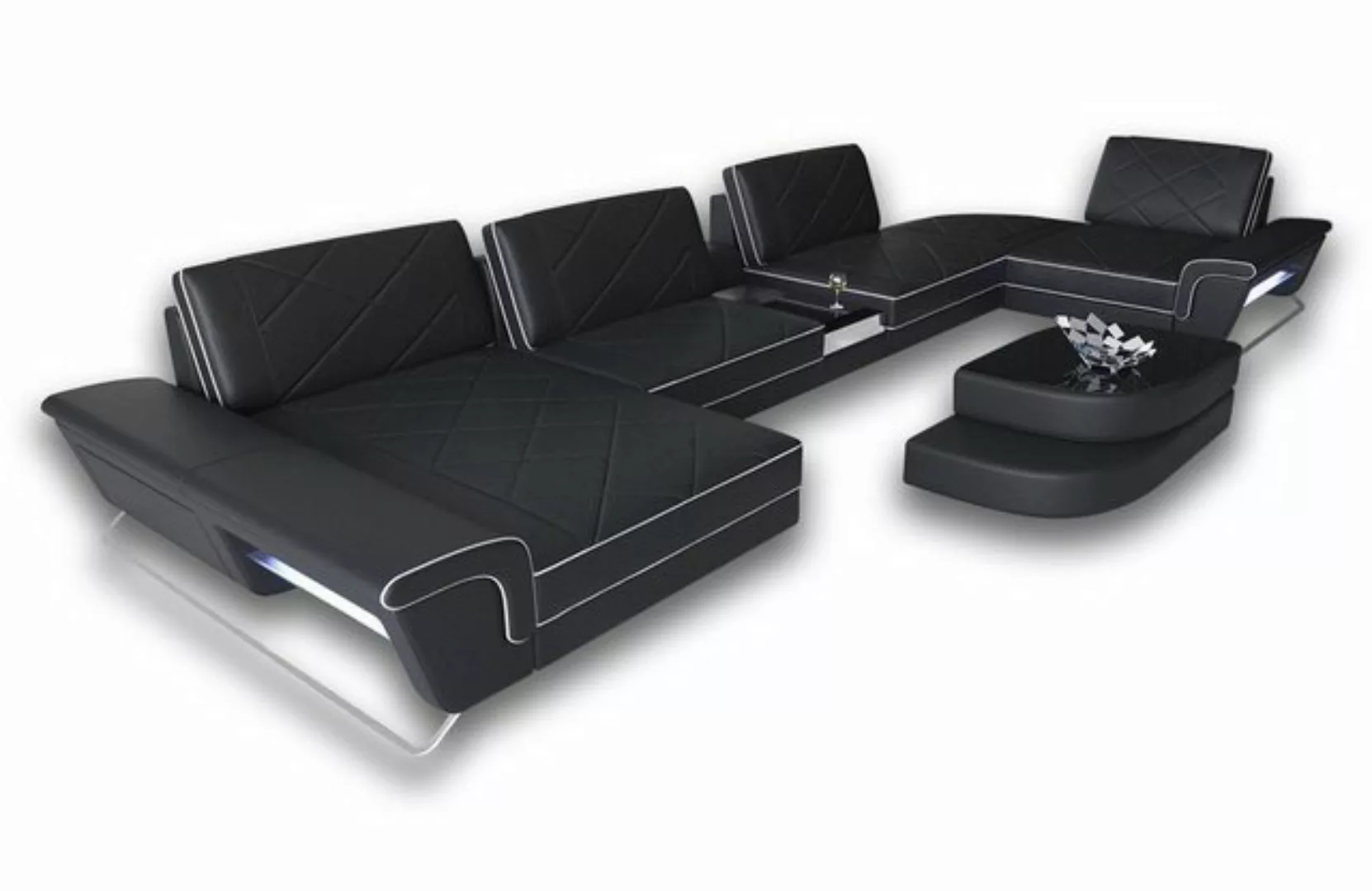 Sofa Dreams Wohnlandschaft Stoffsofa Couch Polstersofa Stoff Bari U Form Po günstig online kaufen
