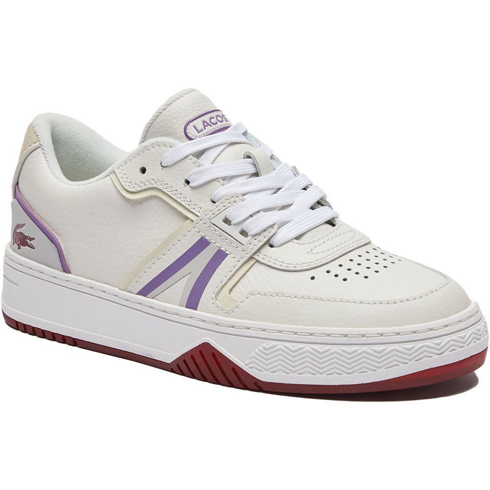 Lacoste L001 Turnschuhe Aus Leder EU 39 White / Purp günstig online kaufen