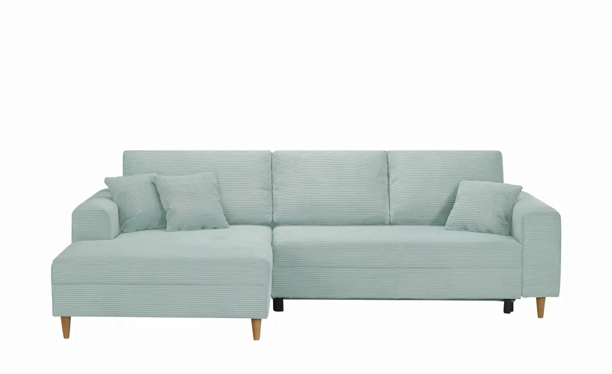 Ecksofa  Benedita ¦ grün ¦ Maße (cm): B: 275 H: 91 T: 173 Polstermöbel > So günstig online kaufen