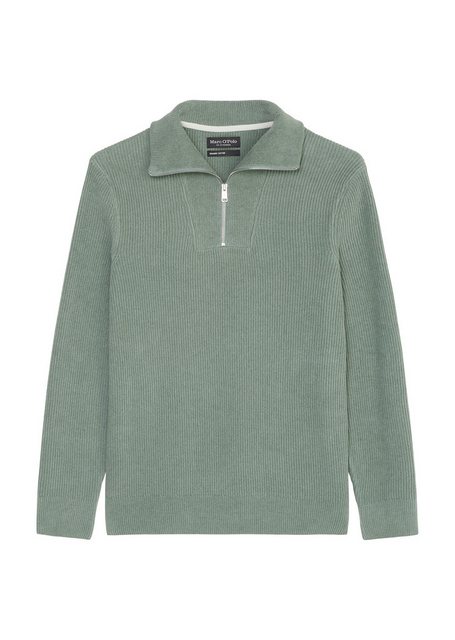 Marc O'Polo Half Zip Pullover Grün - Größe XL günstig online kaufen