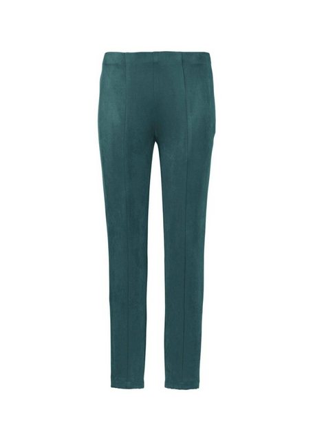 GOLDNER Stoffhose Moderne Leggings in trendigem Velourslederimitat günstig online kaufen