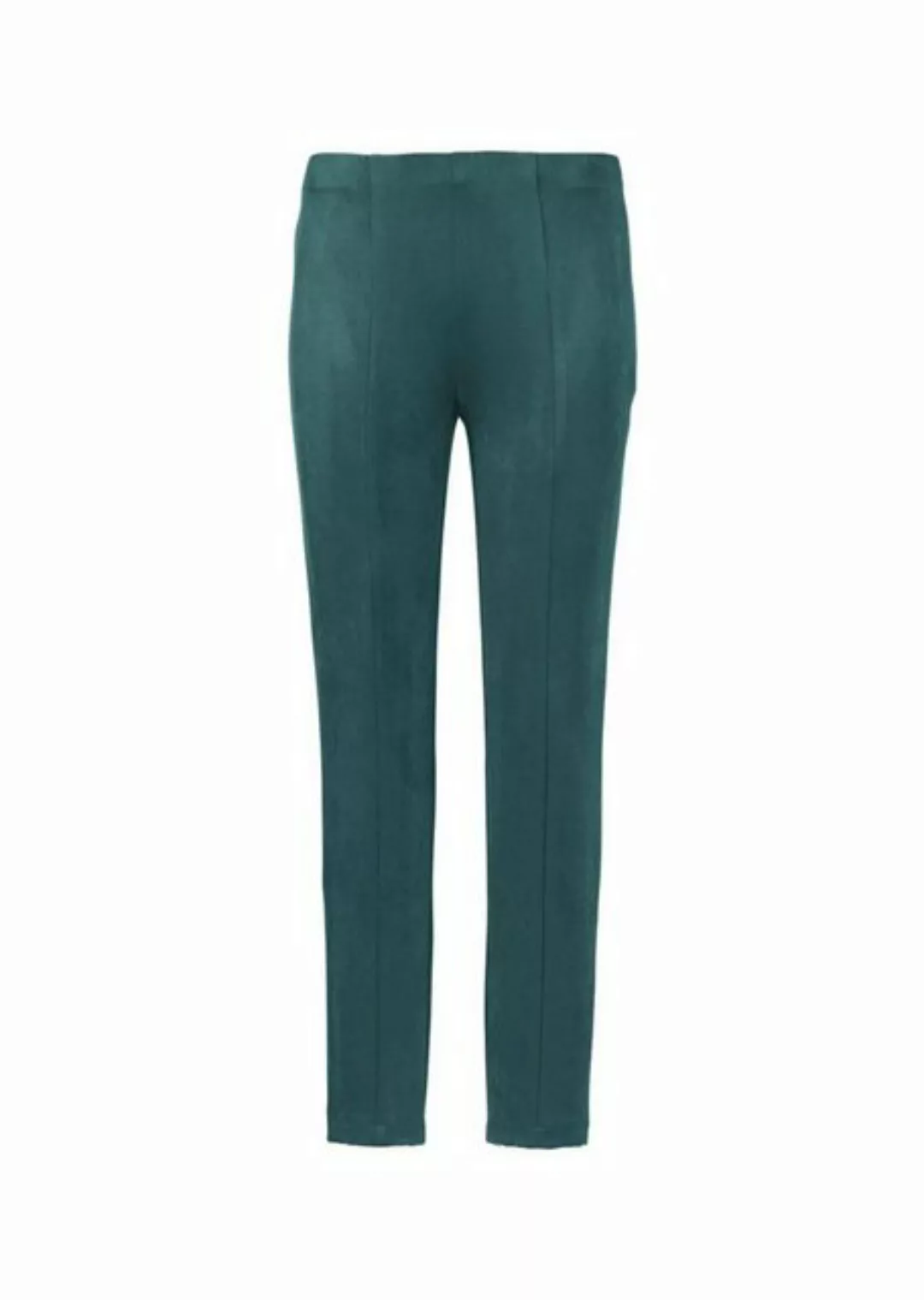 GOLDNER Stoffhose Moderne Leggings in trendigem Velourslederimitat günstig online kaufen