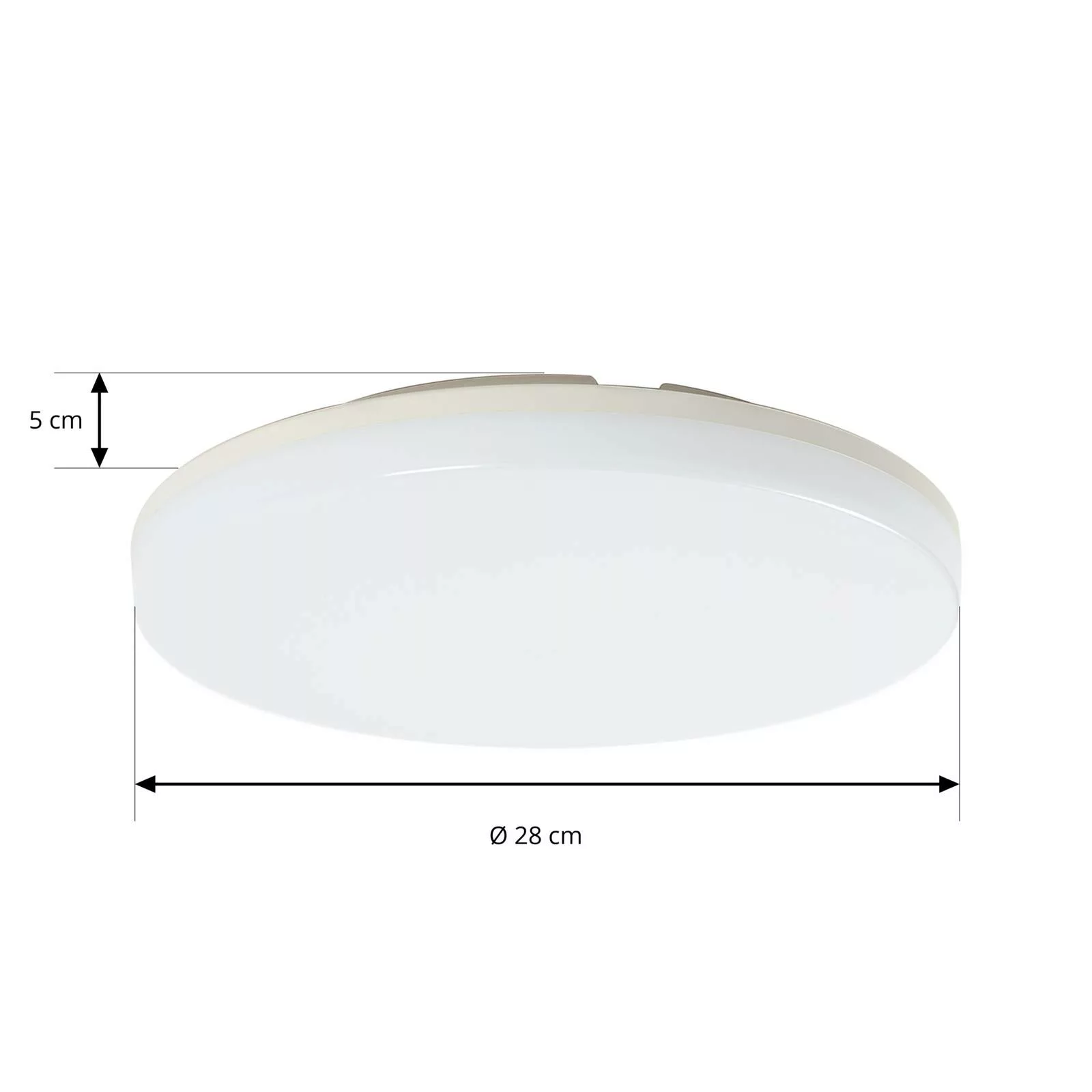 Prios Artin LED-Deckenlampe, rund, 28 cm günstig online kaufen