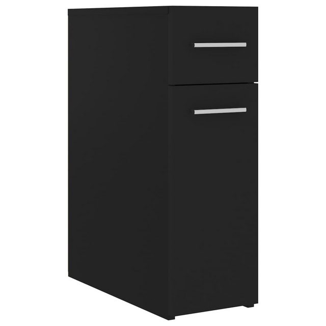 vidaXL Aktenschrank Schreibtisch Container Schwarz 20x45,5x60 cm furnierte günstig online kaufen