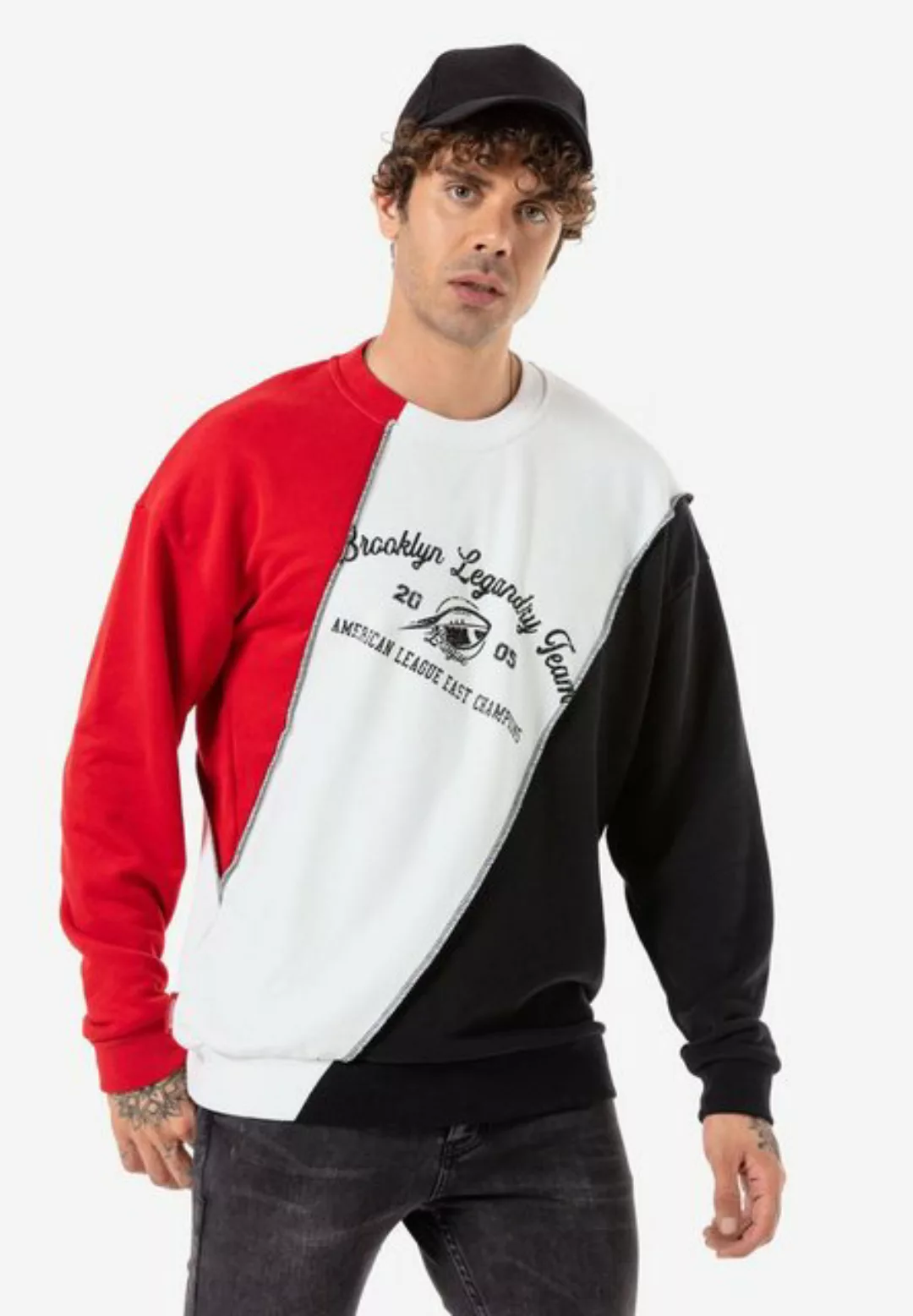 RedBridge Sweatshirt "Aylesbury", im trendigen Color-Blocking-Design günstig online kaufen