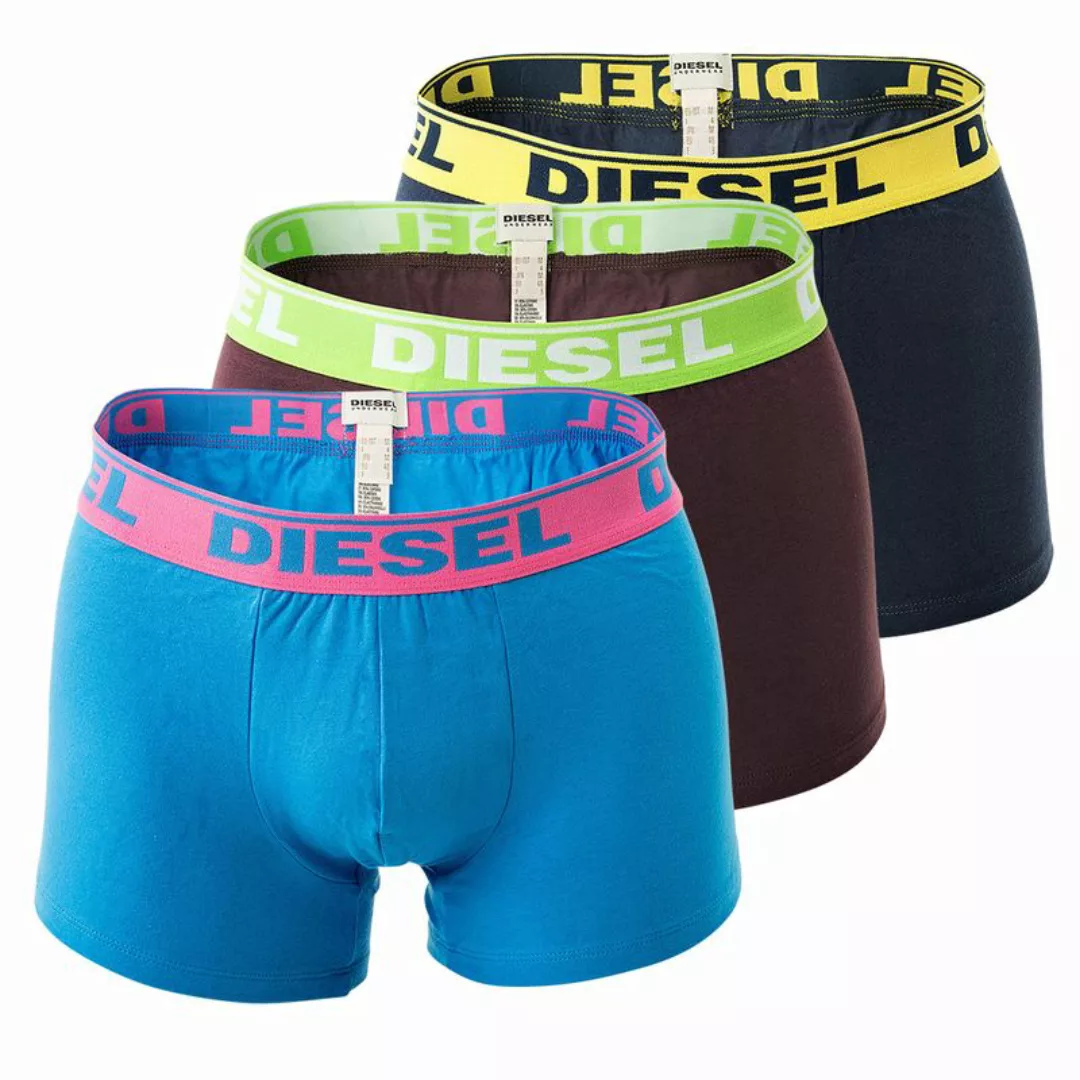 Diesel 3er Pack Herren Boxer Short Shawnthreepack Boxer - Marine/Braun/Blau günstig online kaufen