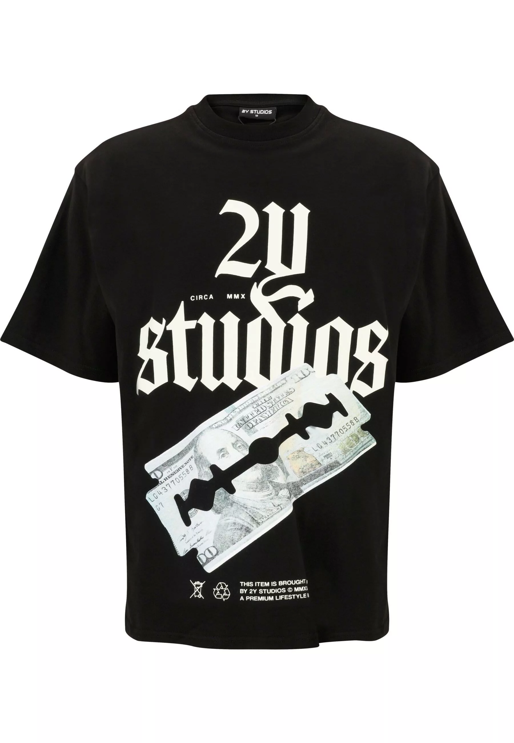 2Y Studios T-Shirt "2Y Studios Herren Razor Oversize Tee" günstig online kaufen