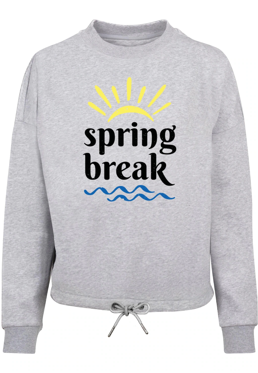 Merchcode Sweater "Merchcode Damen Ladies Spring break - Oversize Crewneck" günstig online kaufen