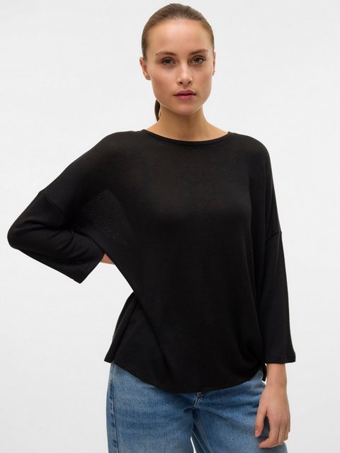 Vero Moda Rundhalspullover VMBRIANNA 3/4 PULLOVER BOO REP günstig online kaufen