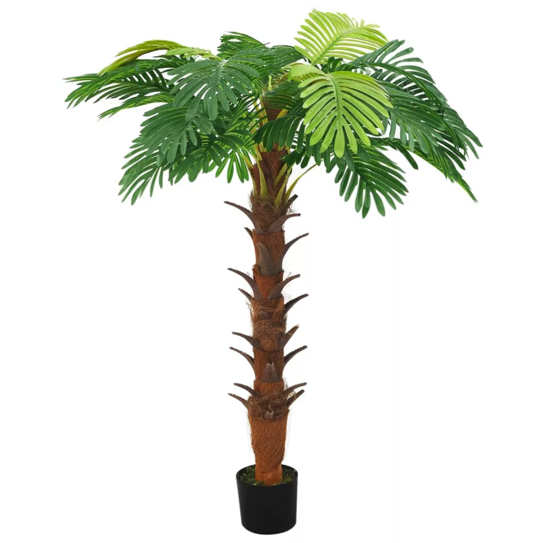 Künstliche Palme Cycas Mit Topf 160 Cm Grün günstig online kaufen