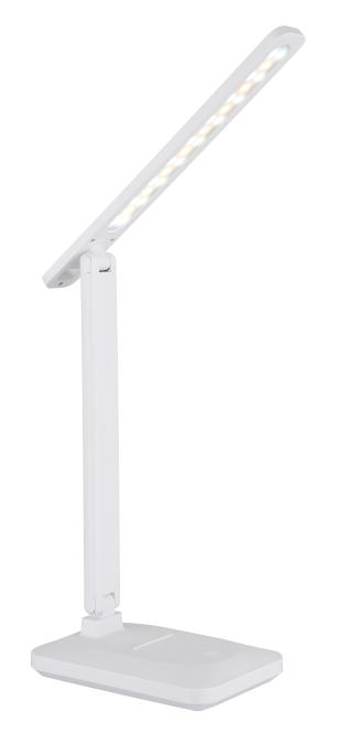 LED-Tischleuchte fixierbar inkl. Tochdimmer und USB mit Akku Weiß günstig online kaufen