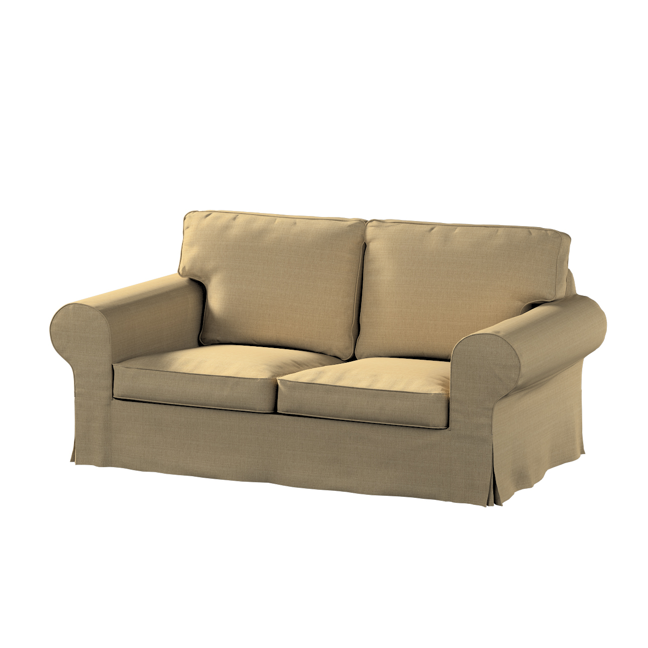 Bezug für Ektorp 2-Sitzer Sofa nicht ausklappbar, dunkelbeige, Sofabezug fü günstig online kaufen
