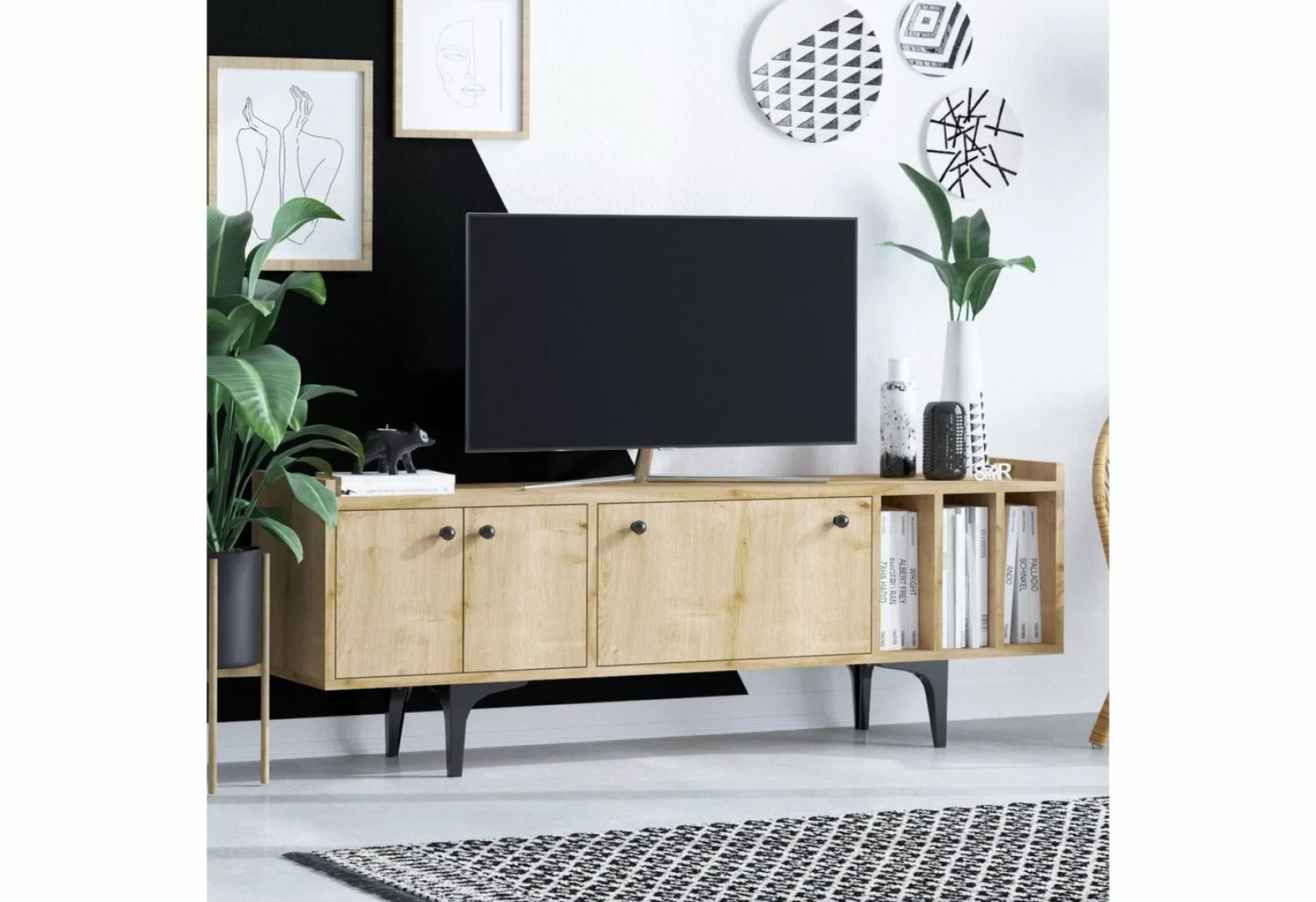 Skye Decor TV-Schrank Schränke, 57x150x35 cm, 100% Melaminbeschichtete Part günstig online kaufen