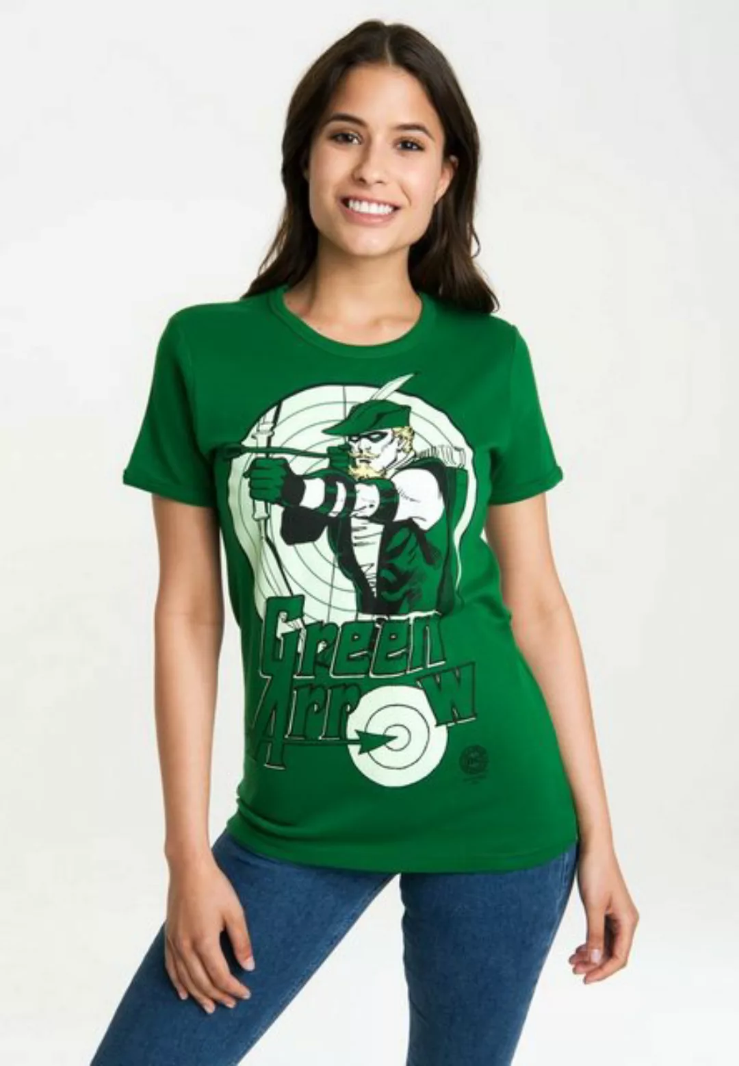 LOGOSHIRT T-Shirt Green Lantern mit lizenziertem Originaldesign günstig online kaufen