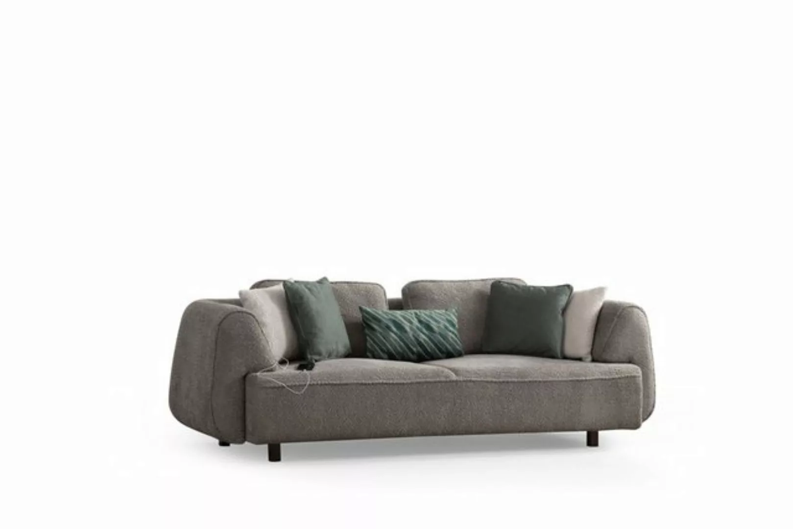 Villa Möbel Sofa Dallas, Hand Made Qualtiy, pflegeleichter Mikrofaserstoff günstig online kaufen