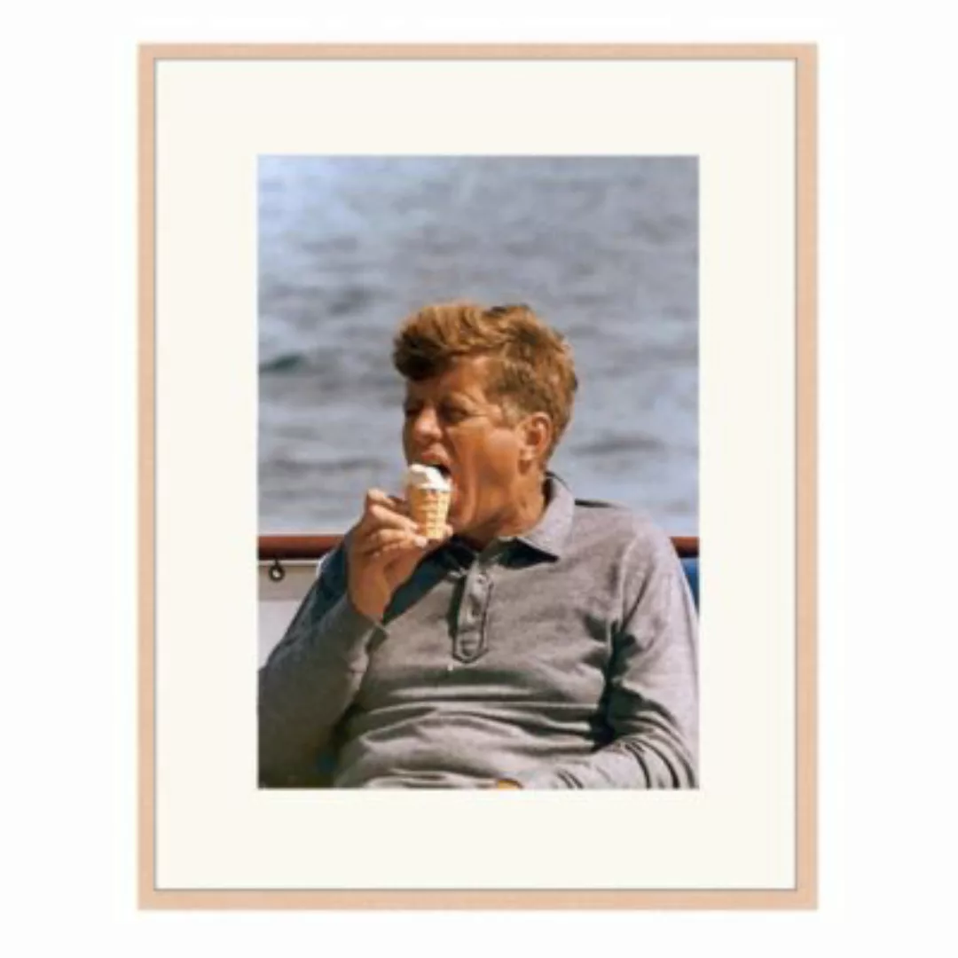 Any Image Wandbild John Kennedy beige Gr. 40 x 50 günstig online kaufen