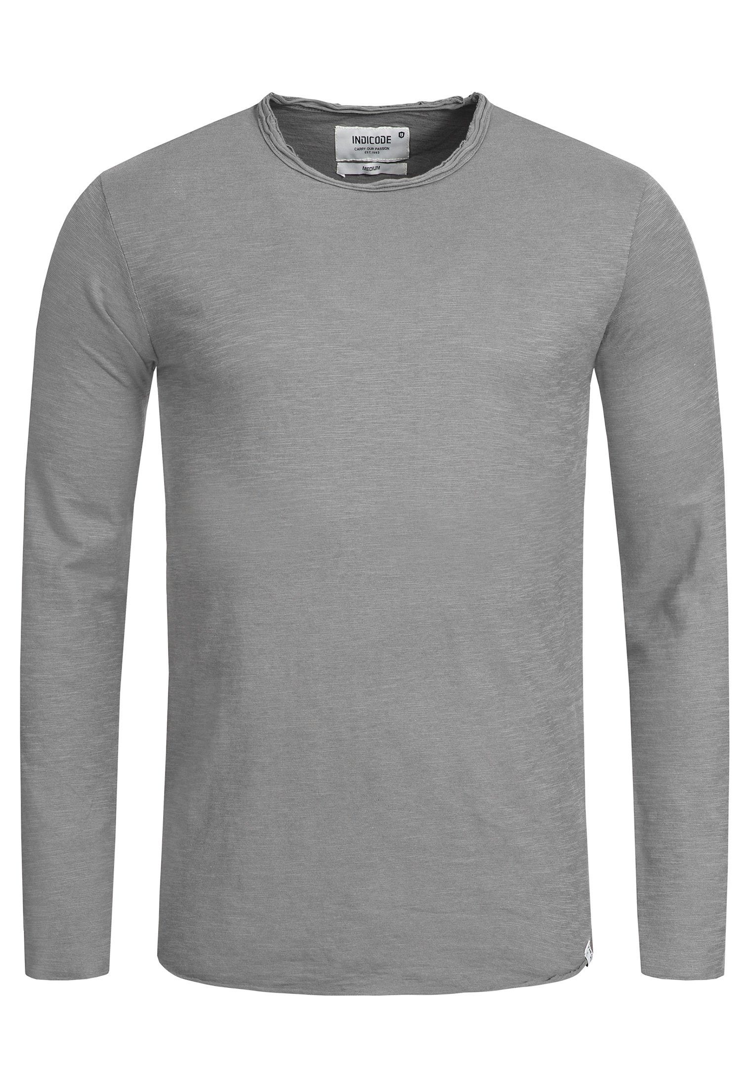 Indicode Langarmshirt Willbur Longsleeve Longsleeve günstig online kaufen