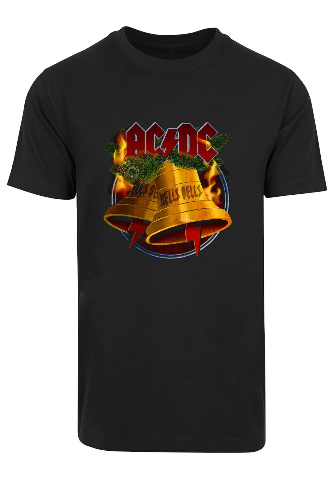 F4NT4STIC T-Shirt "ACDC Christmas Hells Bells für Kinder & Herren", Print günstig online kaufen