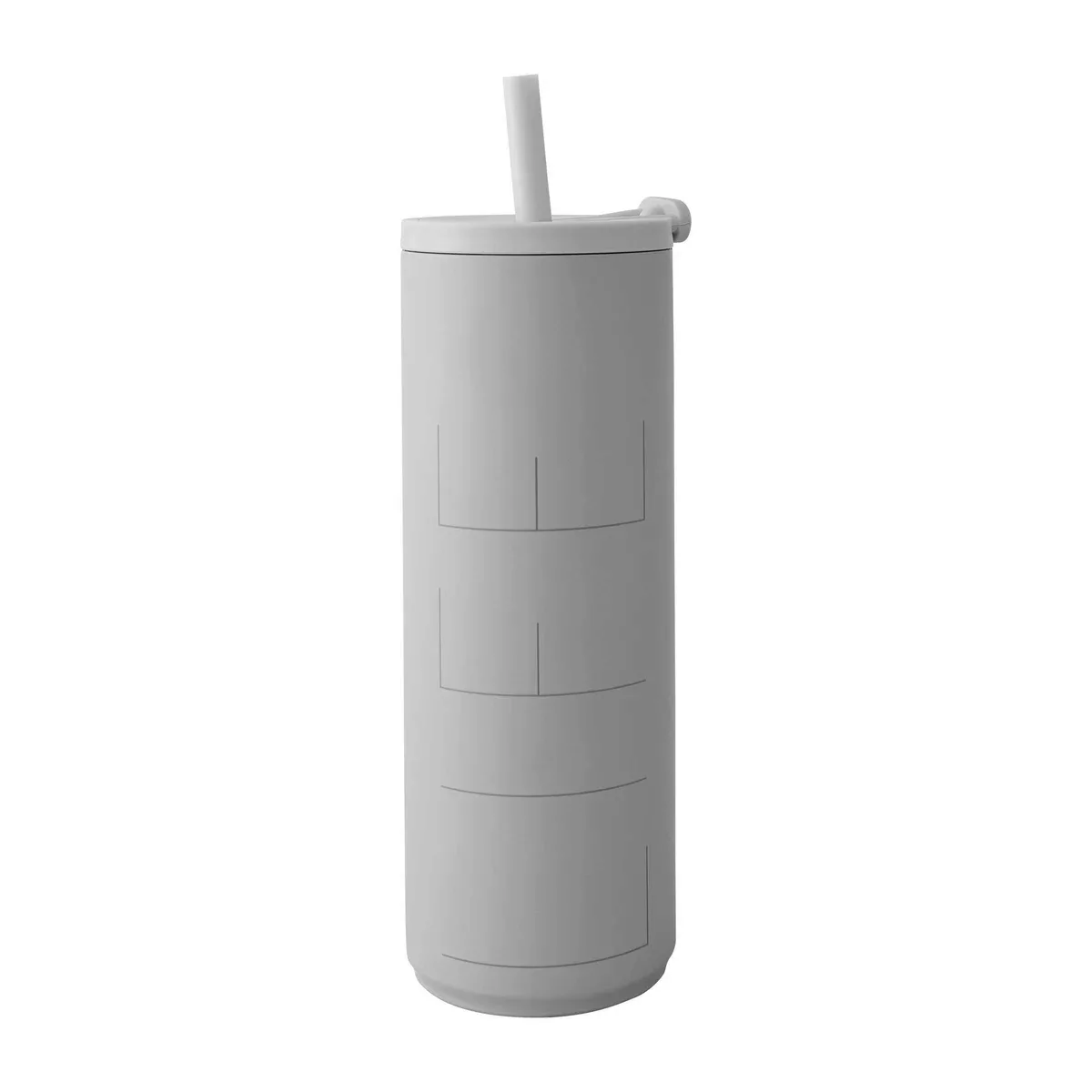 Travel Life Thermosflasche mit Strohhalm 50cl Light grey günstig online kaufen