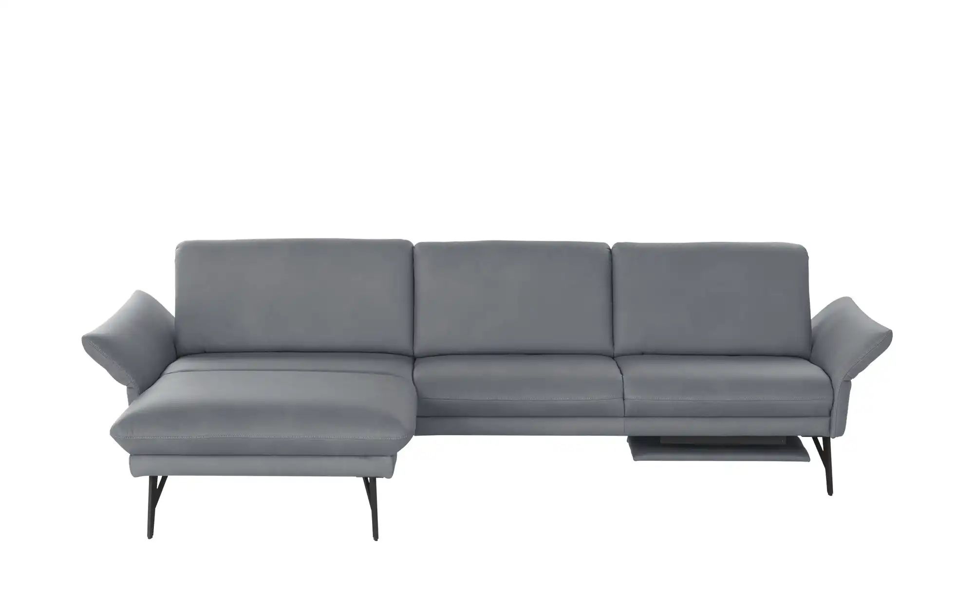 himolla Ecksofa Echtleder 1928 ¦ grau ¦ Maße (cm): B: 296 H: 85 T: 175.0 Po günstig online kaufen