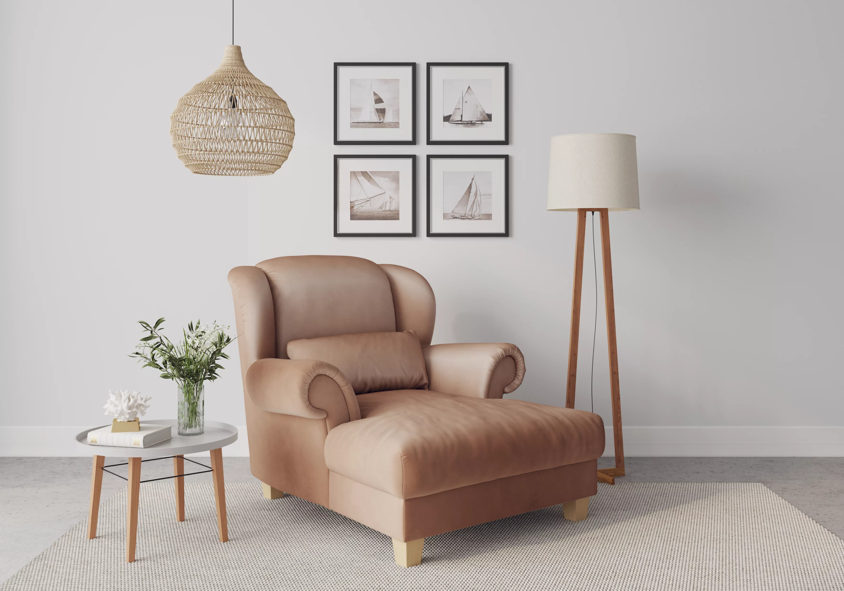 Home affaire Loveseat »Loveseat Queenie«, (1 St.), mit softem, weichem Sitz günstig online kaufen