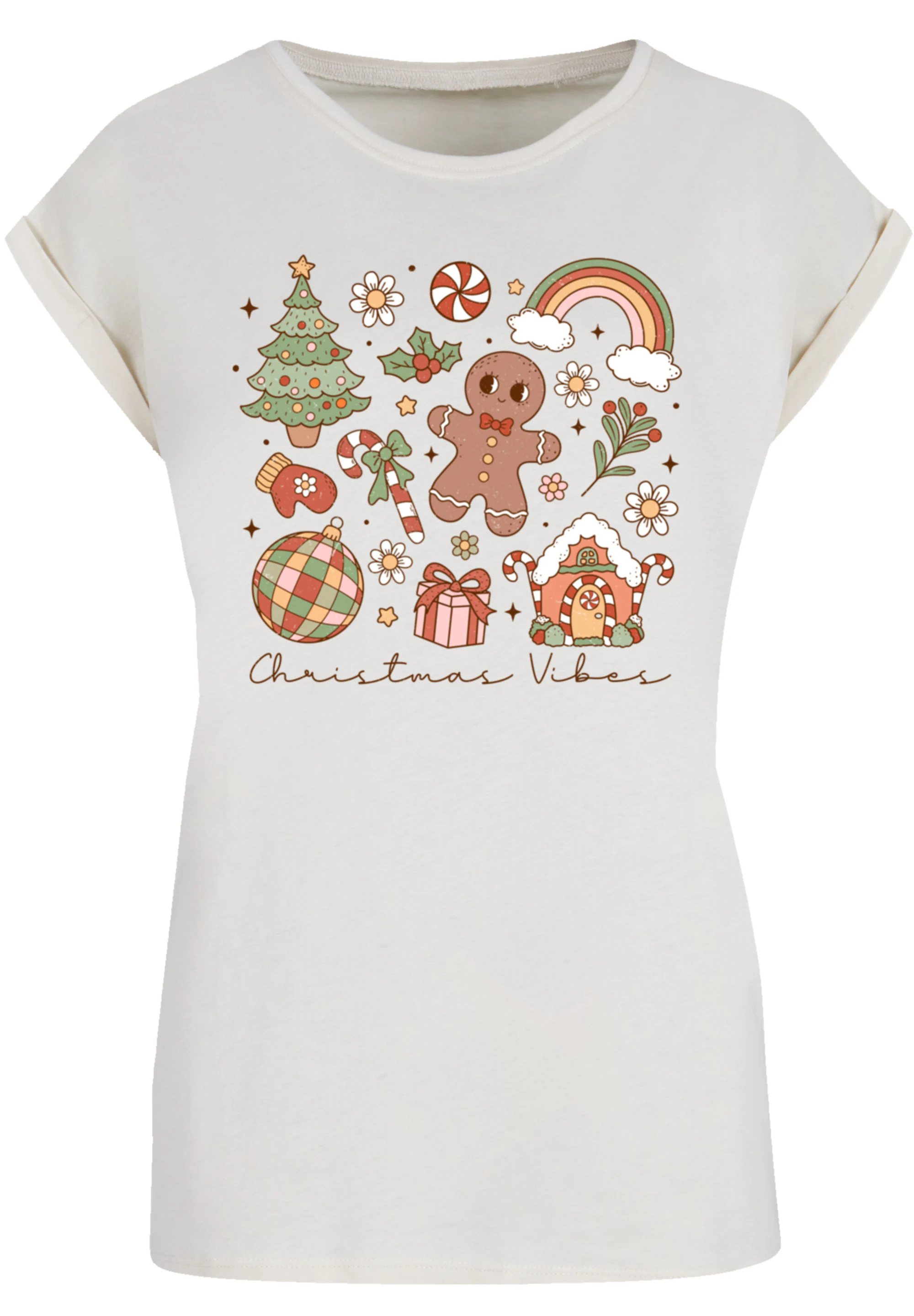 F4NT4STIC T-Shirt "Weihnachten Vibes Cozy Cute Winter", Premium Qualität, W günstig online kaufen