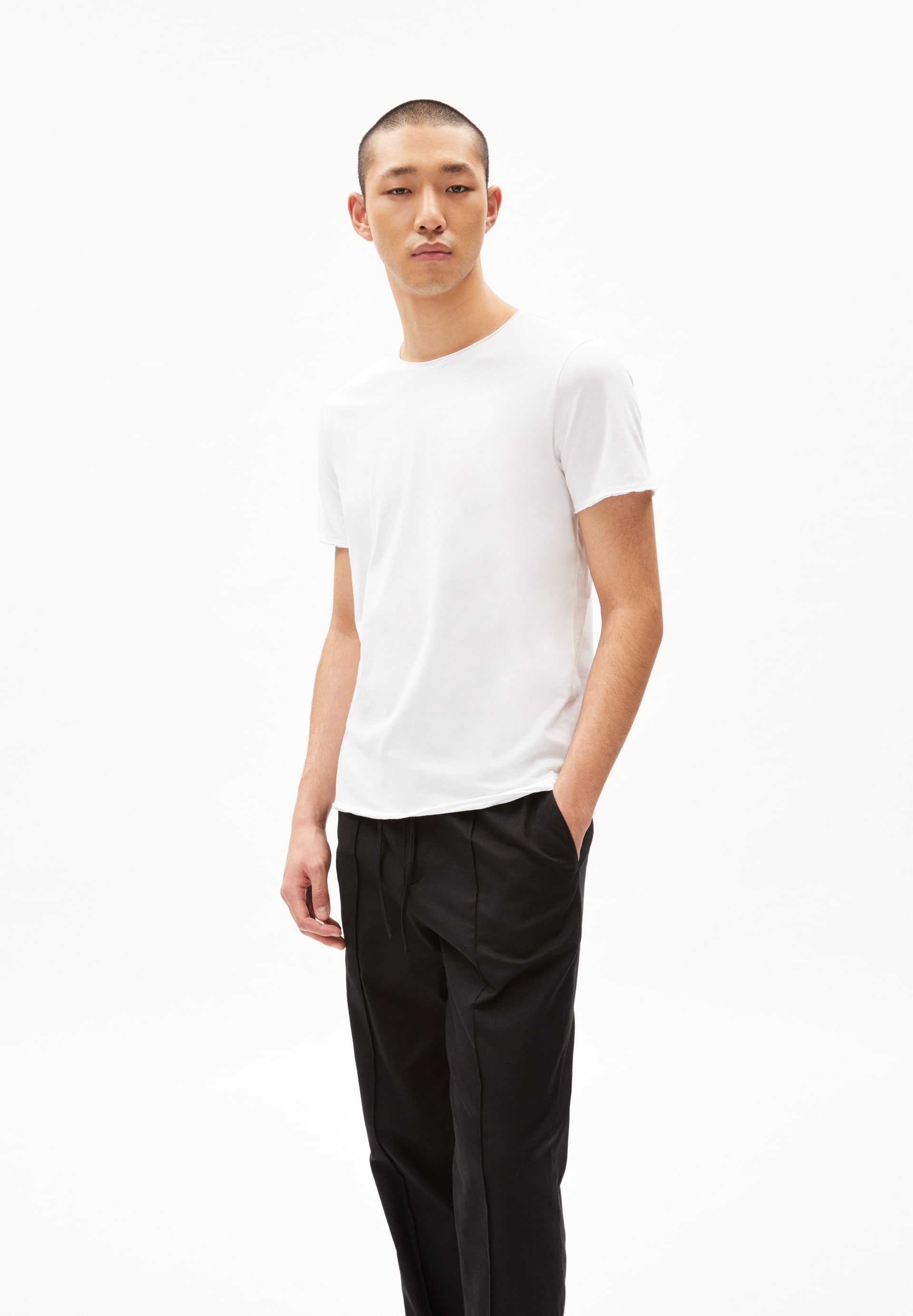 T-Shirt STIAAN in white von ARMEDANGELS günstig online kaufen