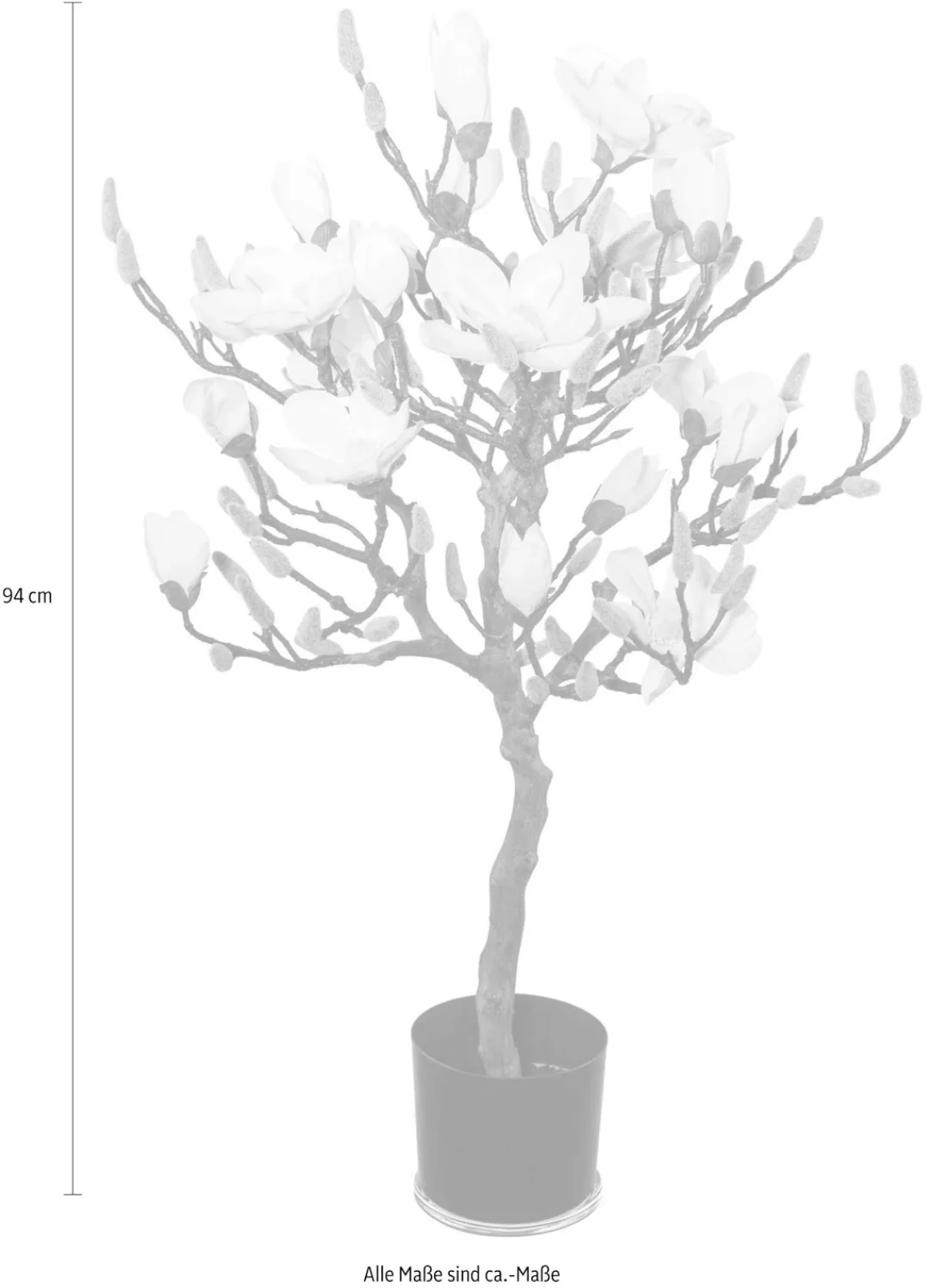 Creativ green Kunstpflanze "Magnolienbaum" günstig online kaufen