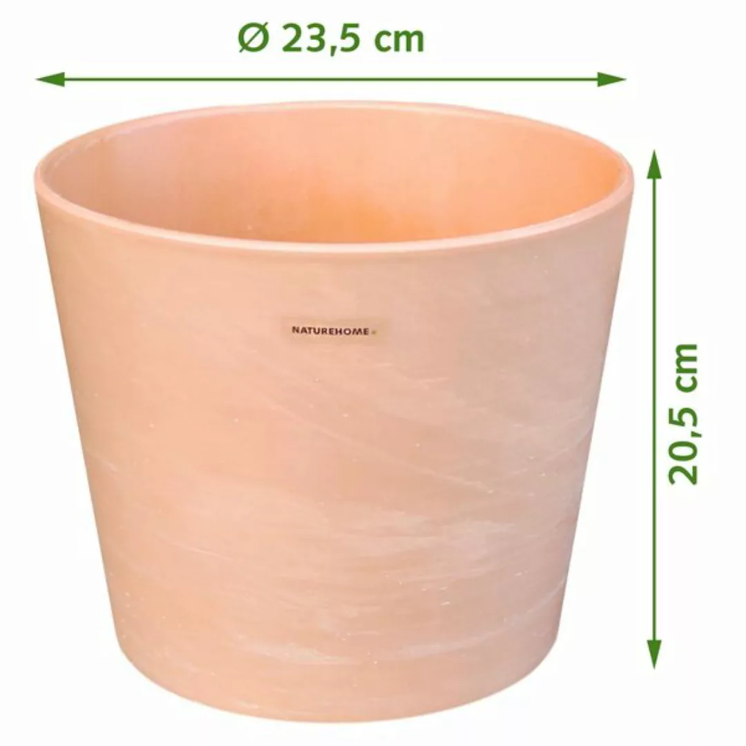 Naturehome Blumentopf Keramik Terrakotta günstig online kaufen