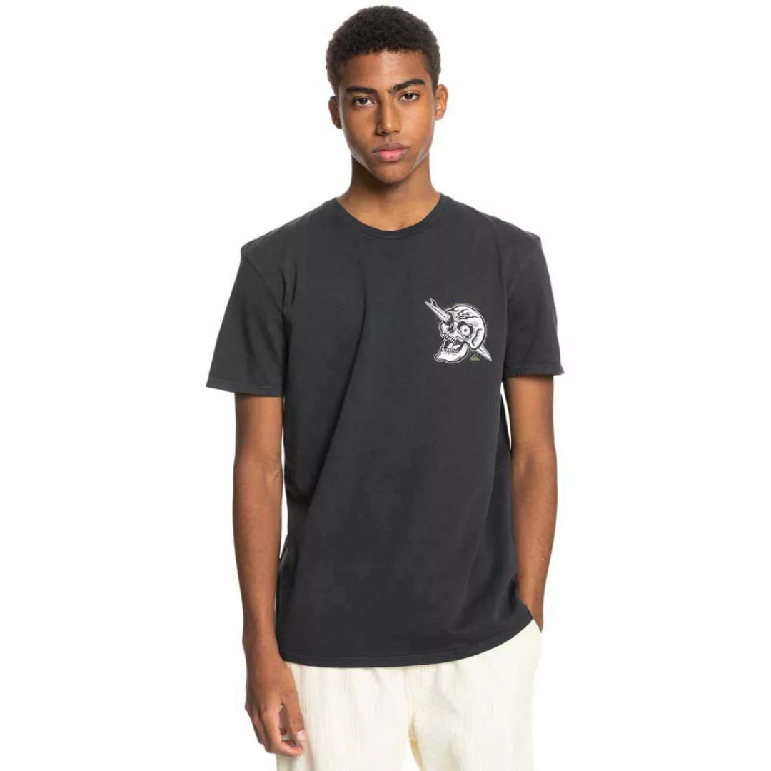 Quiksilver Summer Skull Kurzärmeliges T-shirt S Black günstig online kaufen