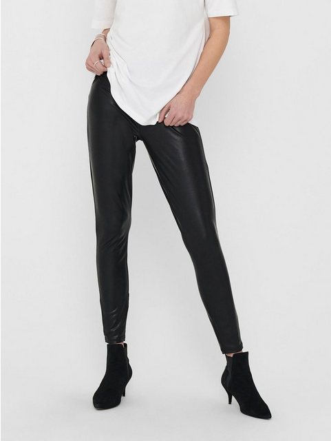 Only Damen Leggings Leggins Hose ONLCOOL COATED - Schwarz - Black günstig online kaufen