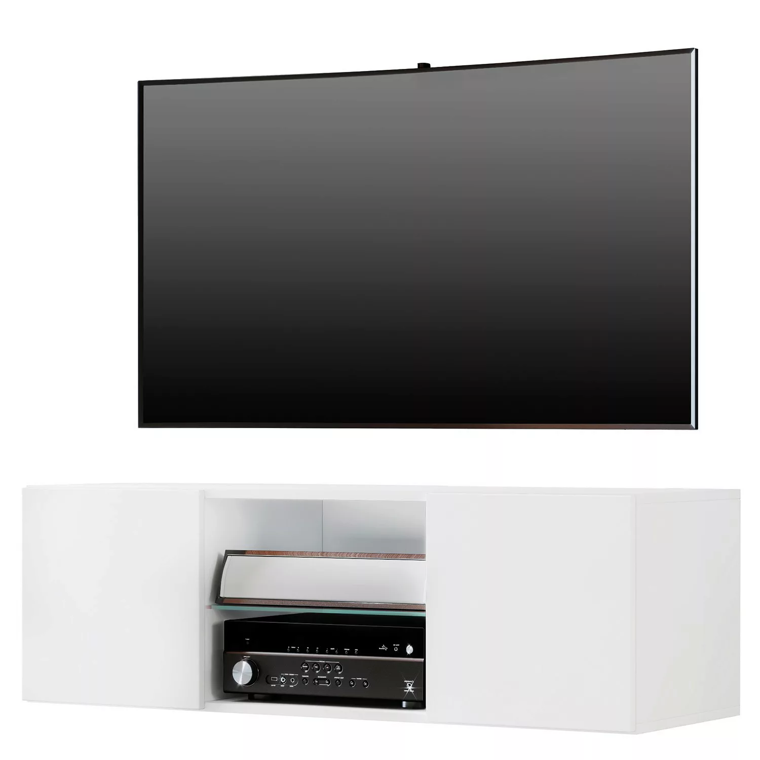 VCM Holz TV Wandboard Hänge Lowboard Fernsehschrank hängend Wandschrank Tis günstig online kaufen