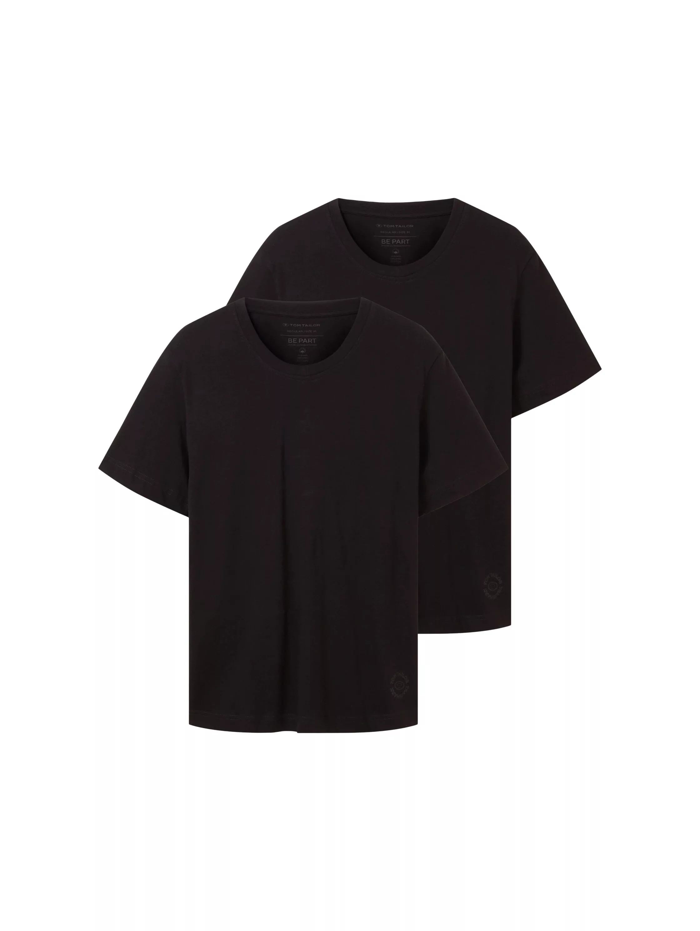 TOM TAILOR T-Shirt mit V-Ausschnitt günstig online kaufen
