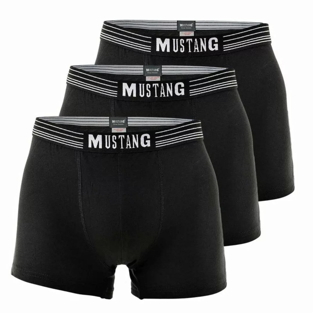 MUSTANG Herren Retroshorts 3er Pack, Boxershorts, Pants, True Denim, S-XL günstig online kaufen