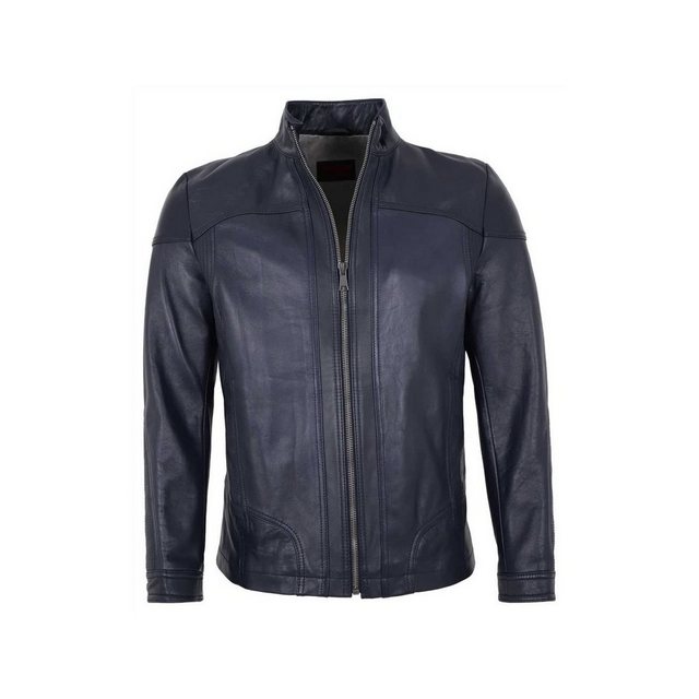 Maddox Lederjacke blau regular fit (1-St) günstig online kaufen