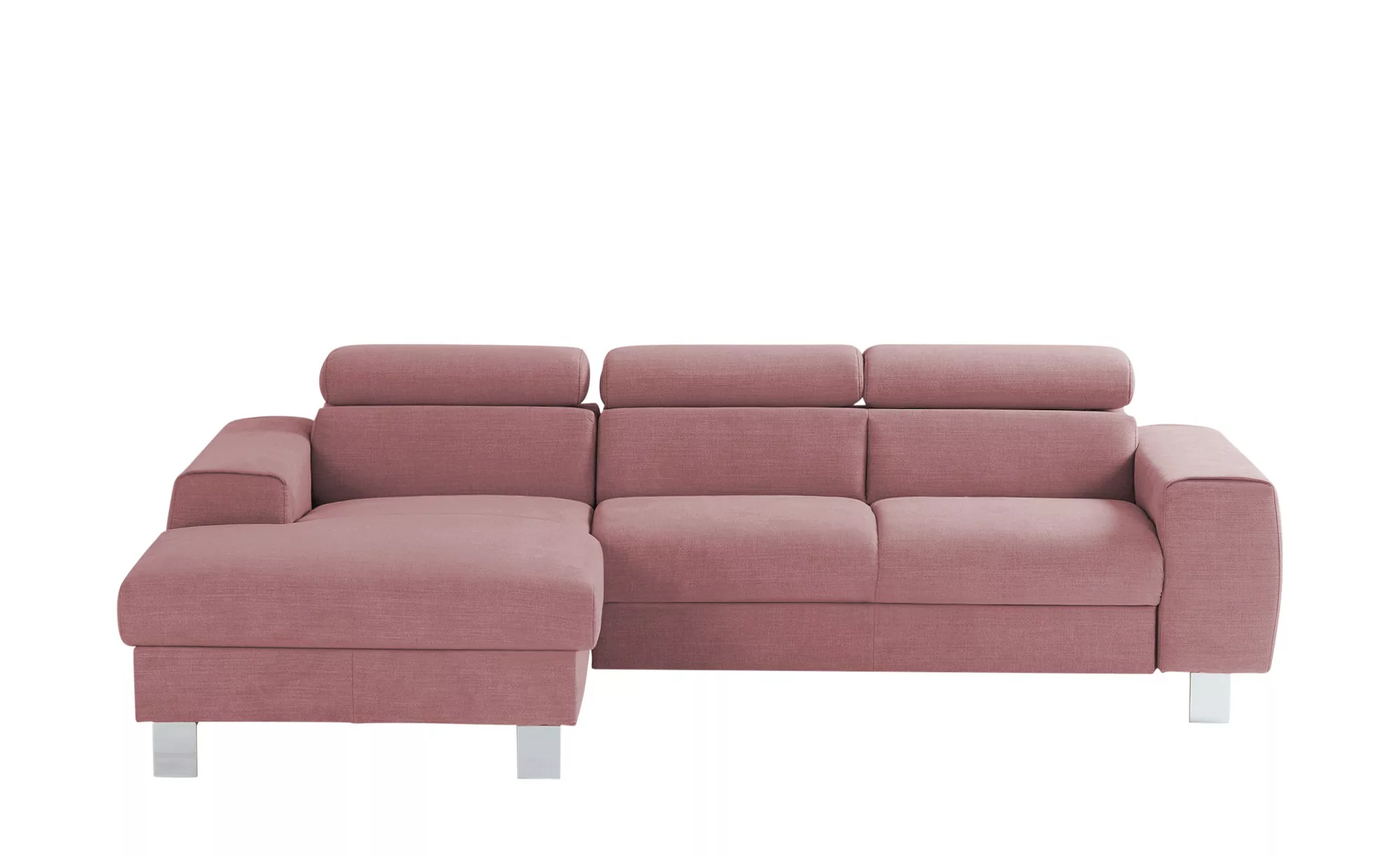 uno Ecksofa  Los Angeles - rosa/pink - 244 cm - 72 cm - Polstermöbel > Sofa günstig online kaufen